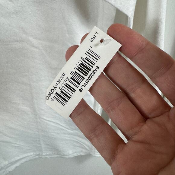 Amazon Essentials Kids White Button Down Shirt L 10 NWT - Picture 6 of 9